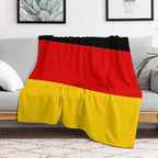 Germany Weltmeisterschaft Fahne Duvet - Deutschland Flag Tagesdecke Shrink-resistant Throw Blanket