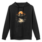 Minimalist Mountain Landscape Shape Retention Hoodie
