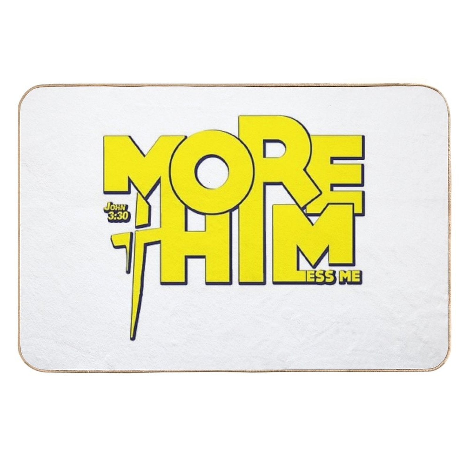MORE HIM Less Me John 330  Dirt-Trapping Bath Mat