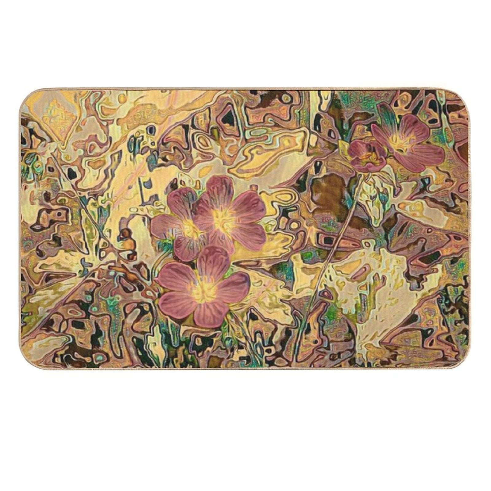 Dreaming A Mayan Menagerie  Versatile Bath Mat