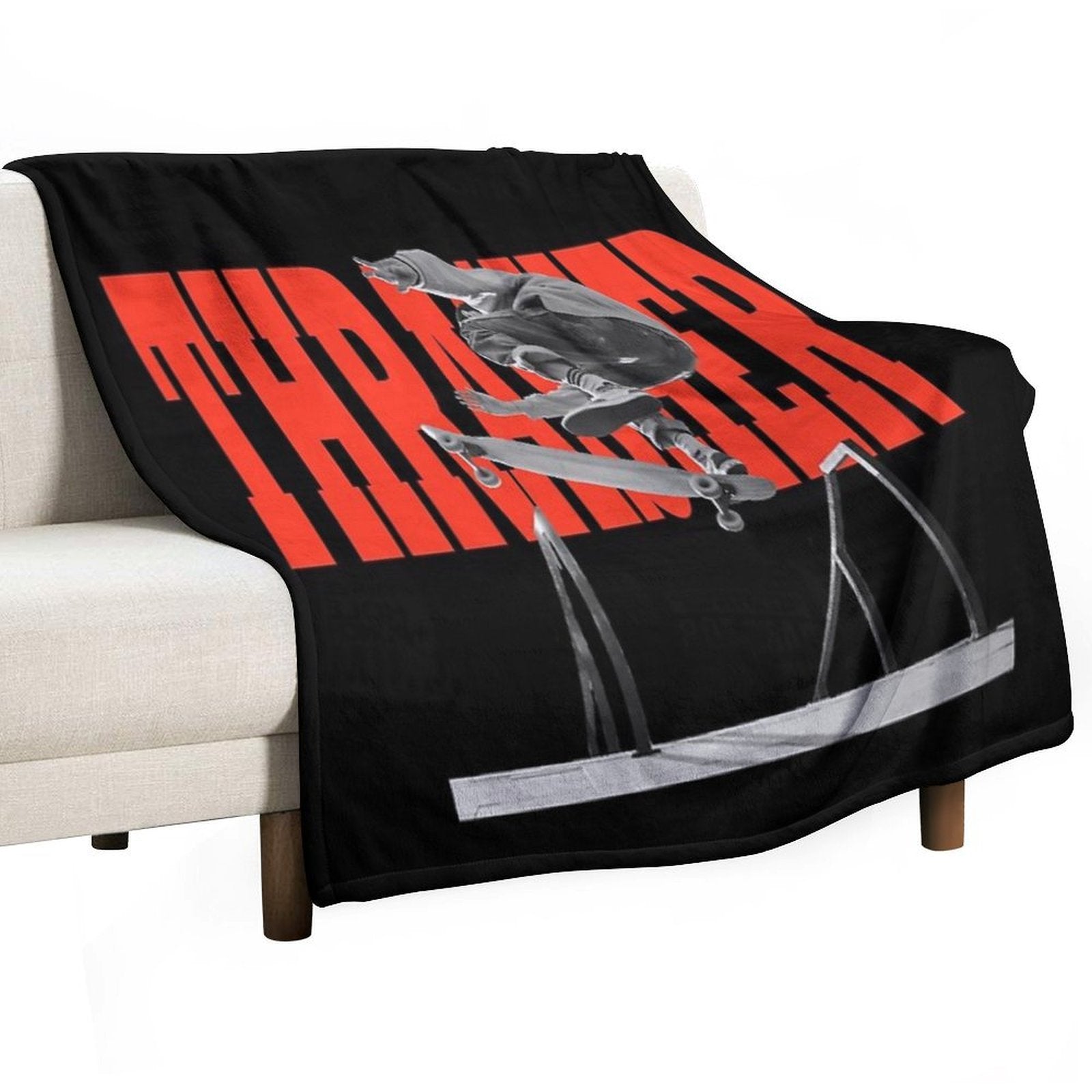 THRASHER Machine-washable Throw Blanket