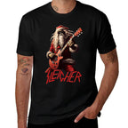 Sleigher Funny Christmas Heavy Metal Music  Eco-friendly Material T-Shirt