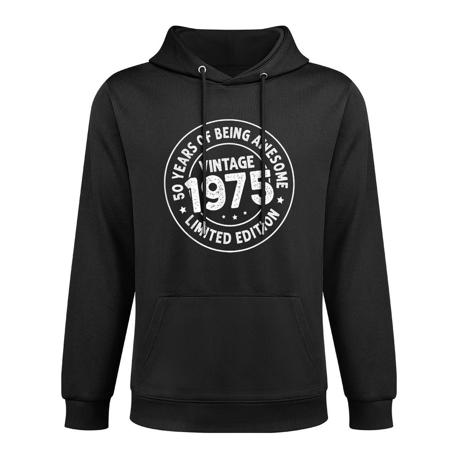 Vintage 1975 Limited Edition 50-Year-Old Gifts 50th Birthday Shape Retention Hoodie