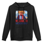 Womens Welcome To America's Gulf Mexico Women Men Dad Breathable Fabric Hoodie