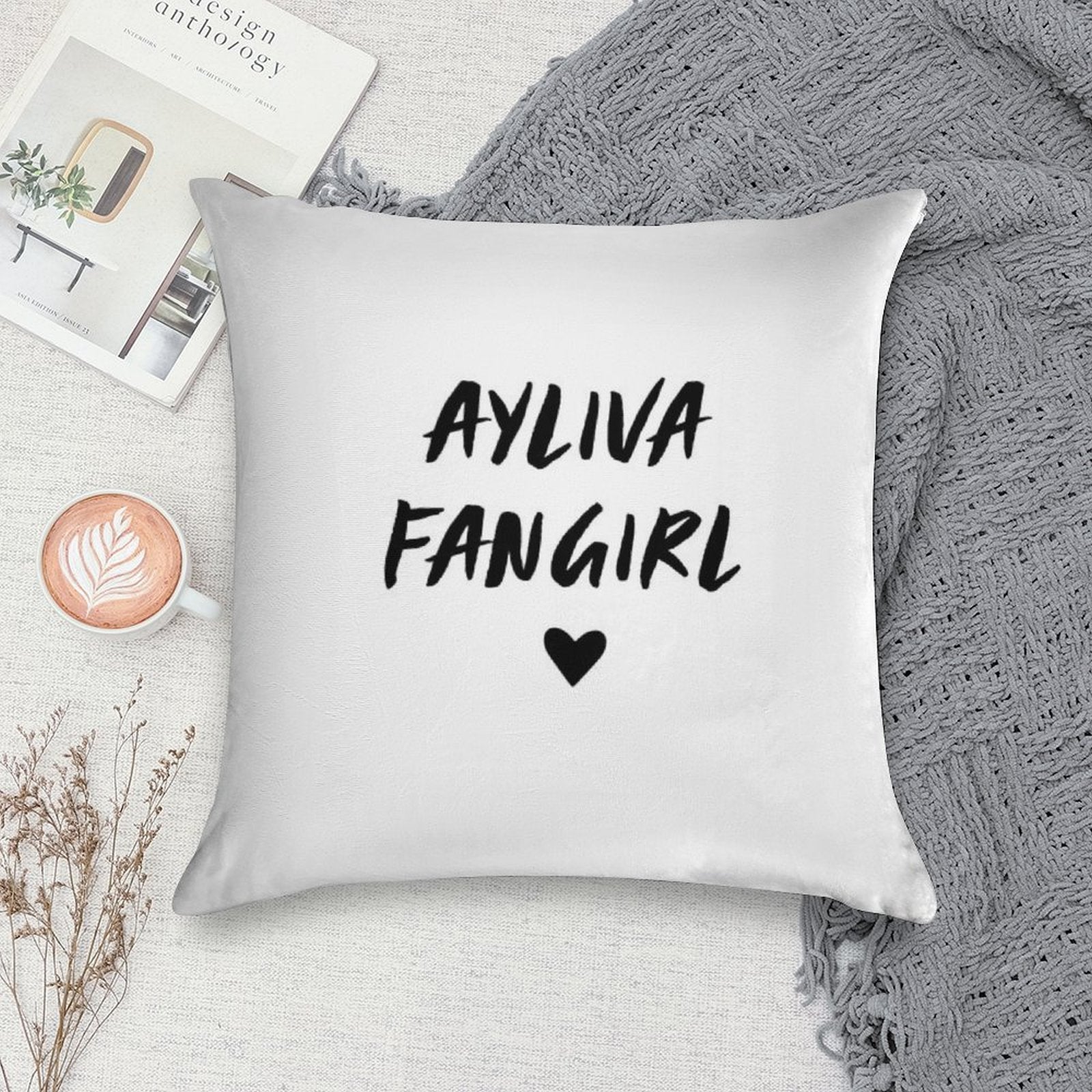 Aylivafangirl Soft High-Density Material Throw Pillow