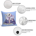 Sans. Soft Ultra-Soft Texture Throw Pillow