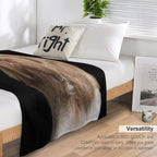 Head Tilt Spinone – Curious Gaze by Heidiannemorris © Anti-pilling Throw Blanket