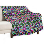 Iu Mien Trendy  Embroidery Easy Care Throw Blanket