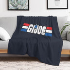 Gi Joe Logo Design Velvety-soft Throw Blanket