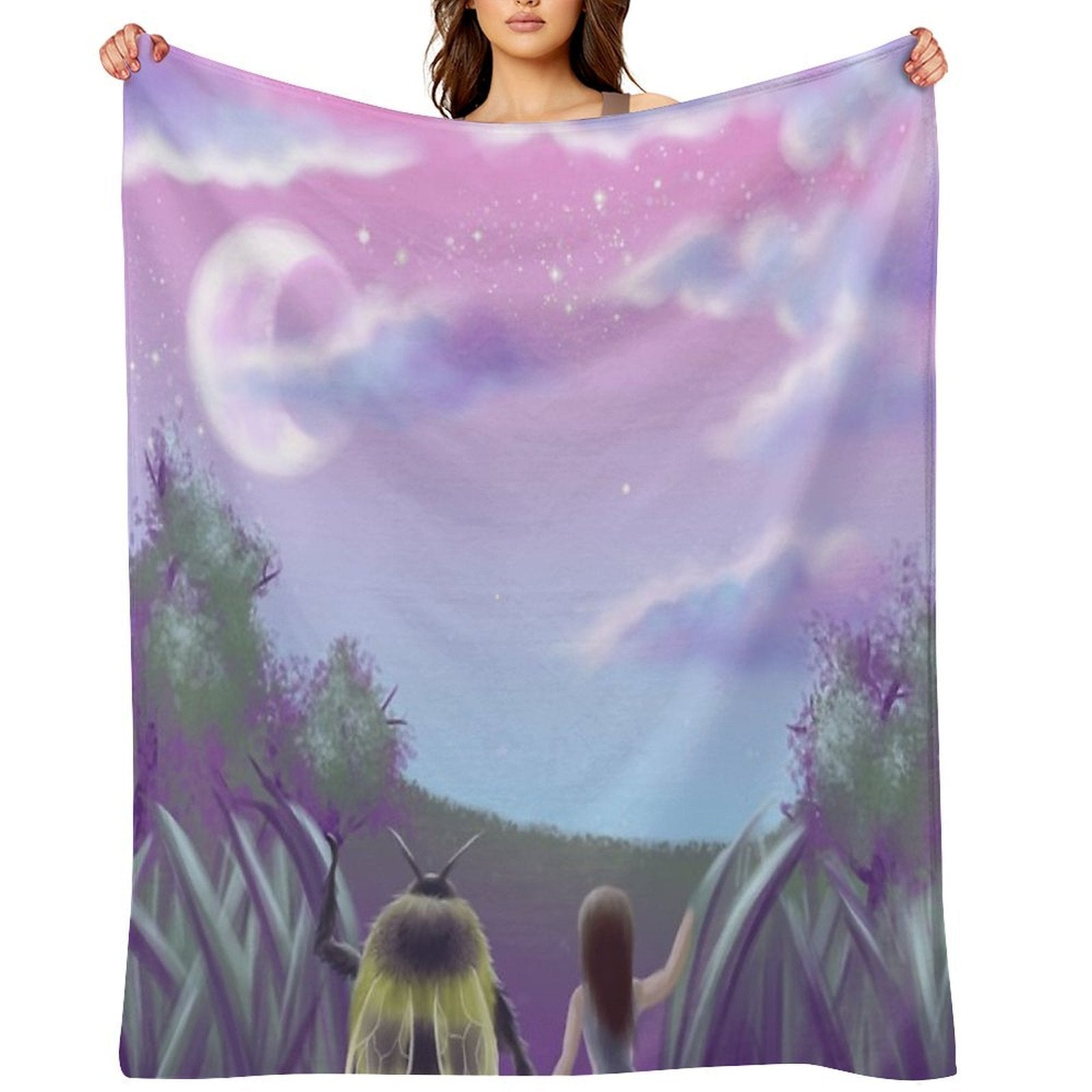 Bee Friend Comfort Throw Blanket