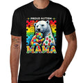 Autism Awareness Family Proud Autism Mama Bear Love  Breathable T-Shirt