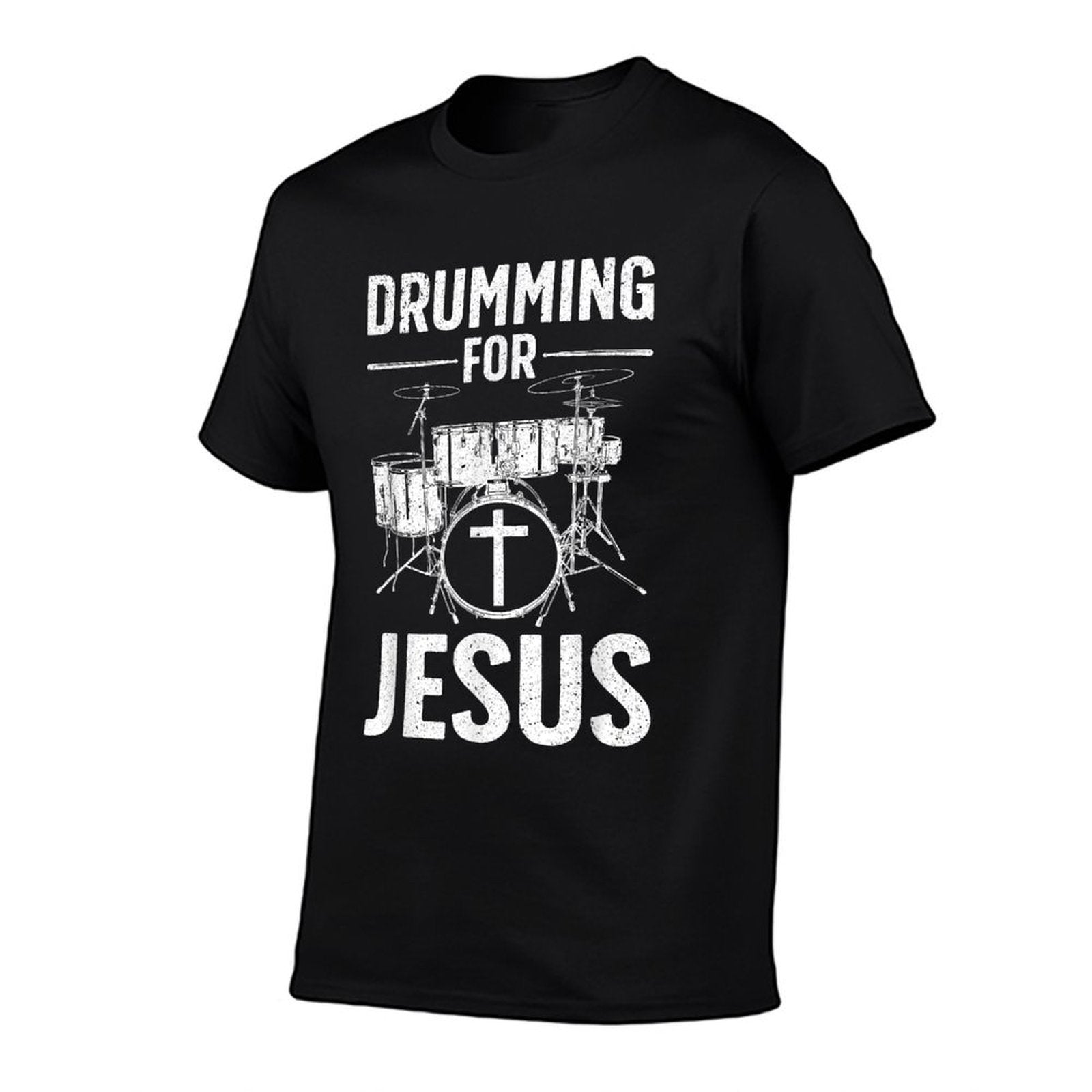 Funny Drumming Art For Men Women Drumline Drum Set Drummer  Relaxed-fit T-Shirt