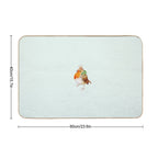 Royal Robin by Maria Tiqwah  Absorbent Bath Mat
