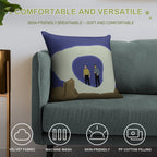 The City on The Edge of Forever Soft High-Density Material Throw Pillow