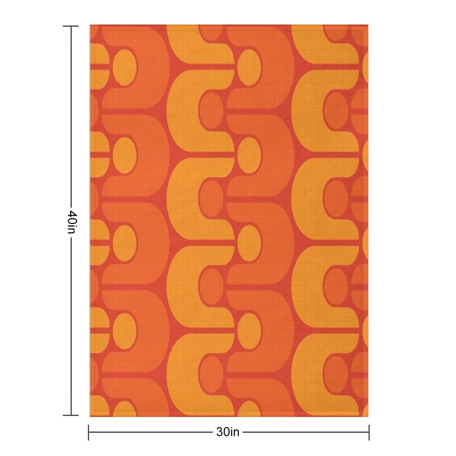 Golden Oldie Machine-washable Throw Blanket