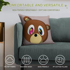 Graduation Bears Soft Bedroom Essential Throw Pillow