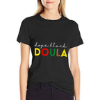 Dope Black Doula African American Midwife Birth Educator  Vintage-inspired T-Shirt