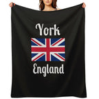York England - Stylish Prints, All-season Throw Blanket