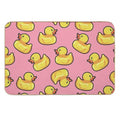 Rubber Duck Pink Pattern  Pet-Safe Bath Mat