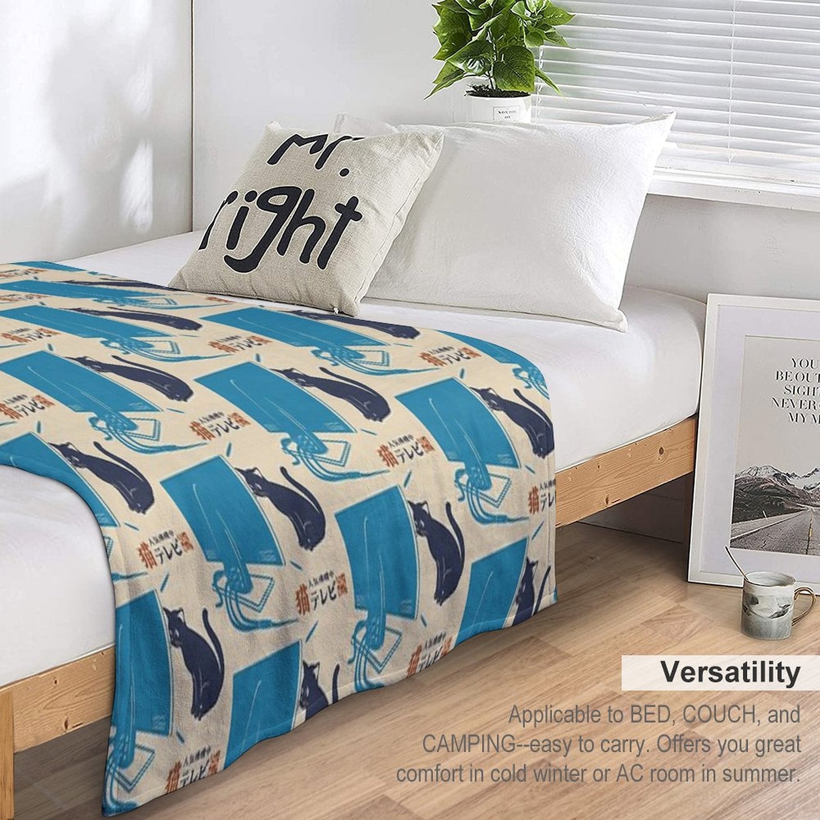 Cat TV Anti-pilling Throw Blanket