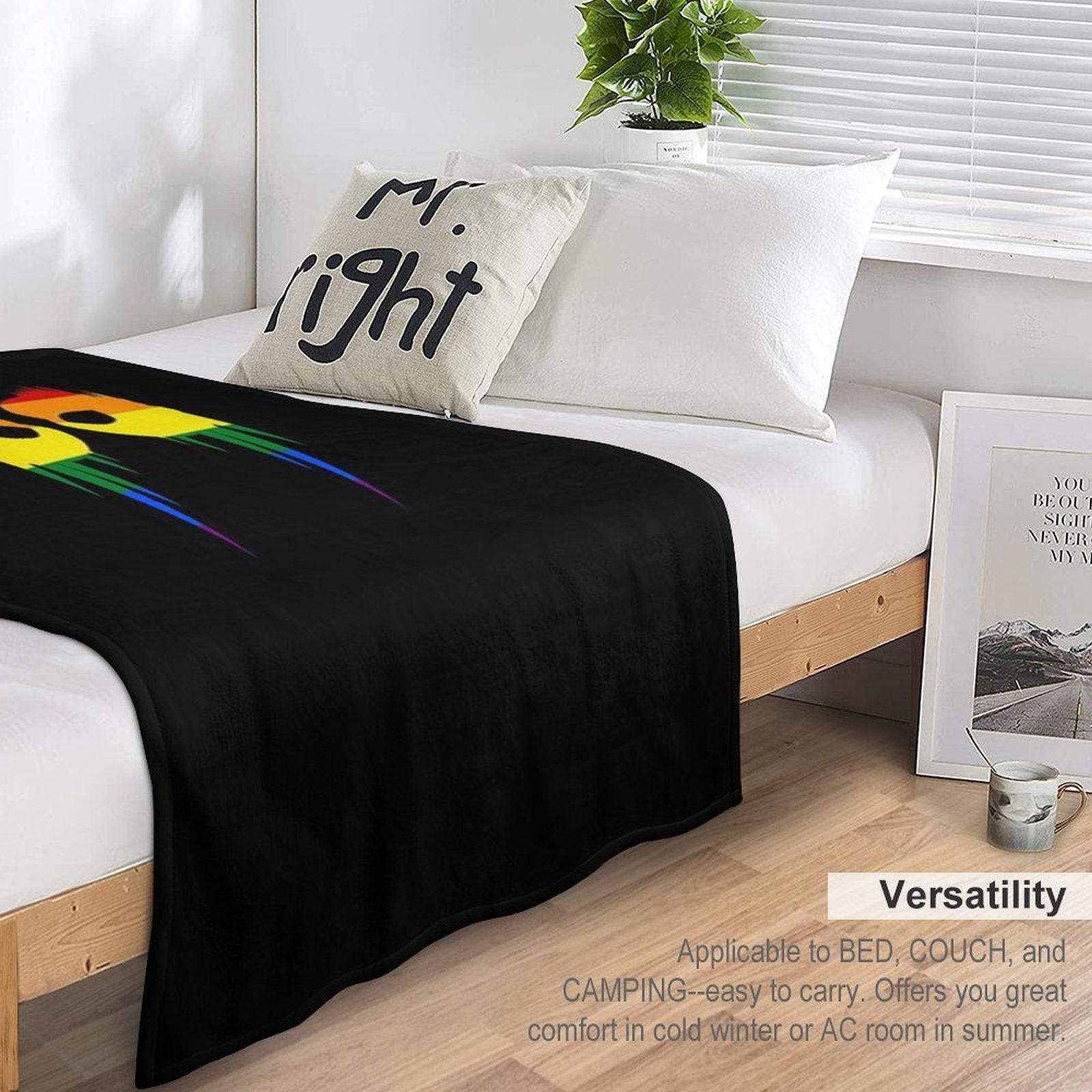 Lexa Warpaint + Headpiece Pride All-season Throw Blanket