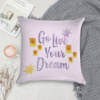 Go Live Your Dream Tangled Soft Gift Ready Throw Pillow