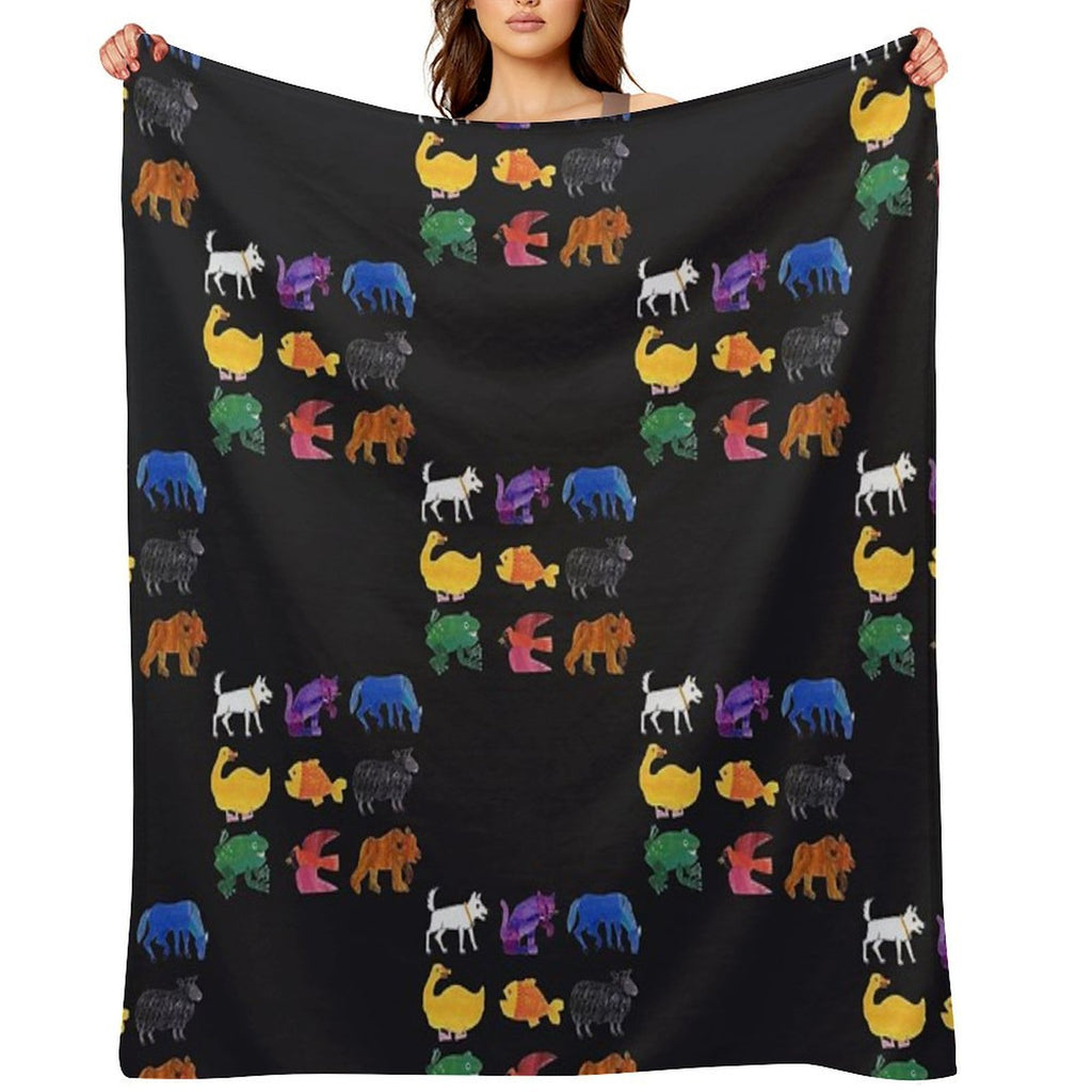 Eric Carle Animals Eco-conscious Throw Blanket