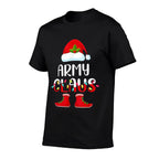 Santa Army Claus Elf Matching Family Group Christmas  Slim-fit Cut T-Shirt