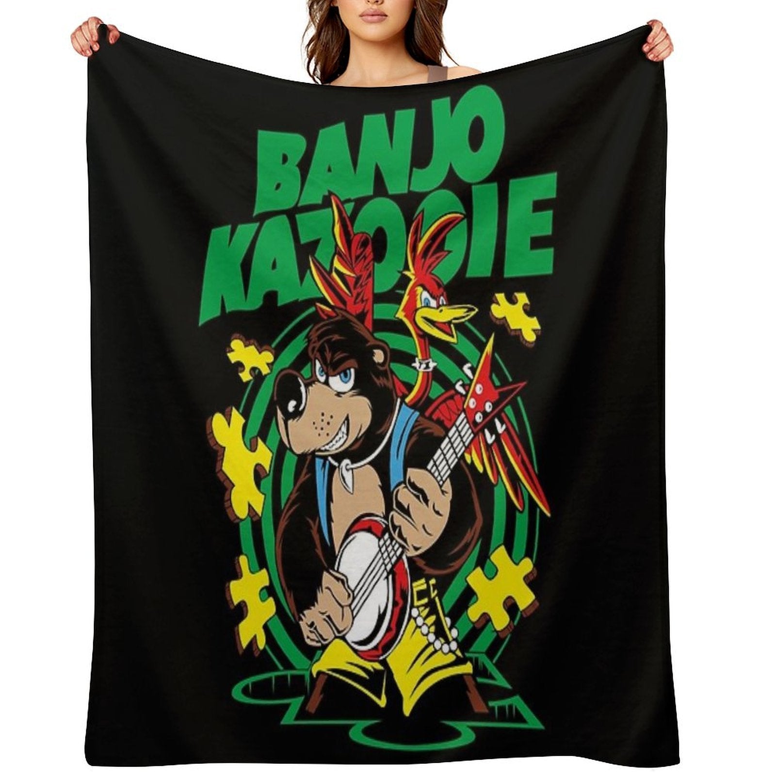 Banjo Kazooie Versatility Throw Blanket