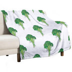 Broccoli Anti-pilling Throw Blanket