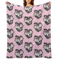 Little Bat Wrinkle-free Throw Blanket