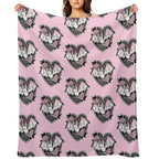 Little Bat Wrinkle-free Throw Blanket