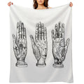 Palm Reading Shrink-resistant Throw Blanket