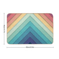 Retro Chevrons 002  Rapid-Drying Bath Mat