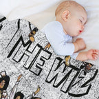 Grungy Wiz Premium Throw Blanket