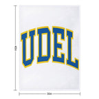 Udel - College Font Curved Quick-dry Throw Blanket