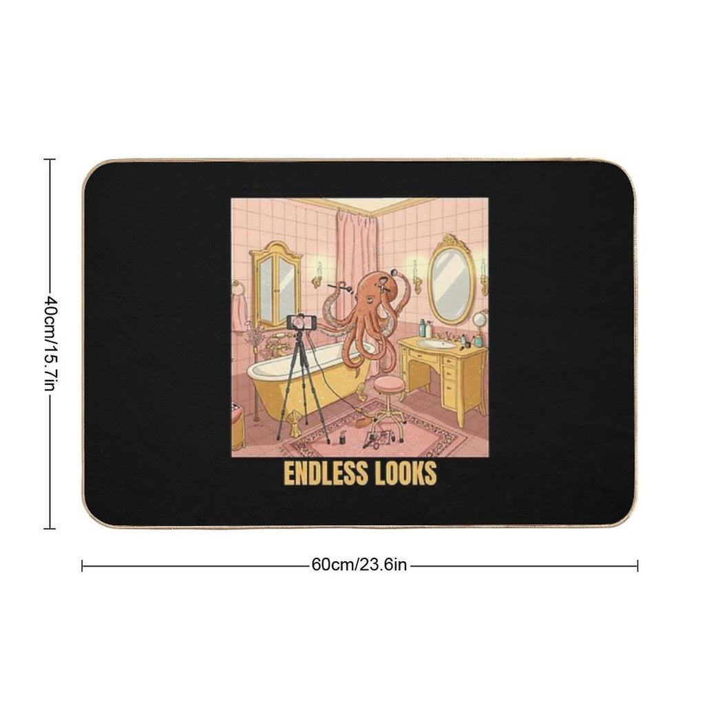 Glam Tentacles Mode Durable Bath Mat