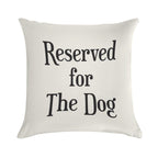 Reserved for The Dog CushionThrow Pillow Soft Easy Maintenance Throw Pillow