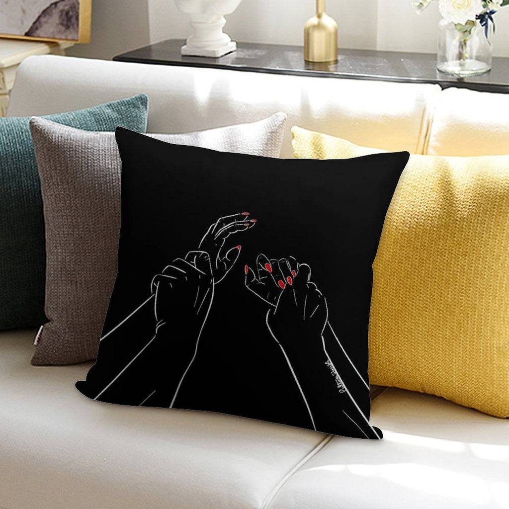 Couple Passion Desire Soft Gift Ready Throw Pillow