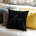 Couple Passion Desire Soft Gift Ready Throw Pillow