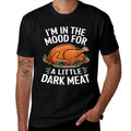 Thanksgiving Im In The Mood For Dark Meat Dirty Adult Humor  Heathered Texture T-Shirt