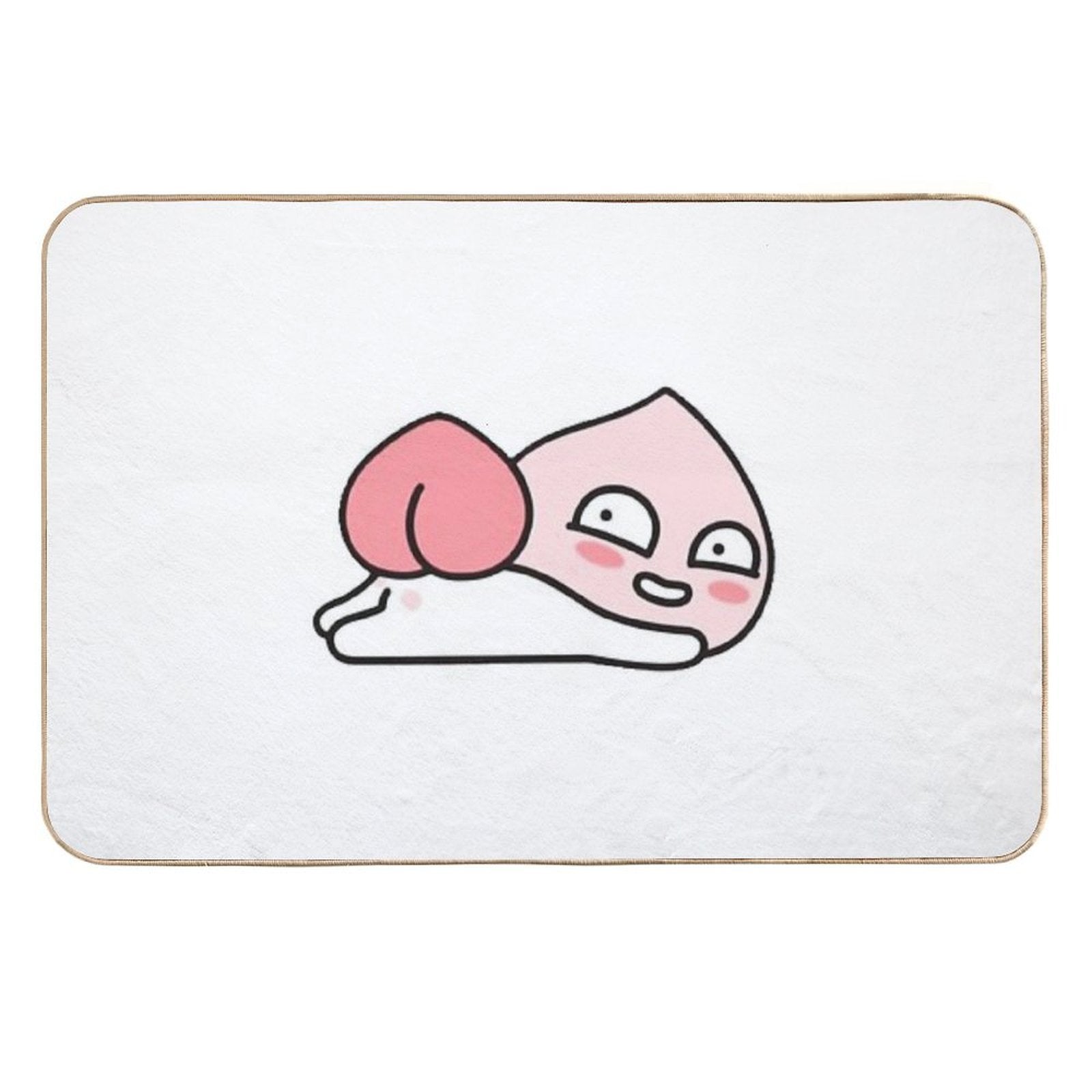 Kakao Friends Apeach Heart  Versatile Bath Mat