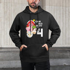 Kids 4th Birthday Oink Baa Moo Farm Animal 4 Bday Boys Girls Kids Easy Care Hoodie