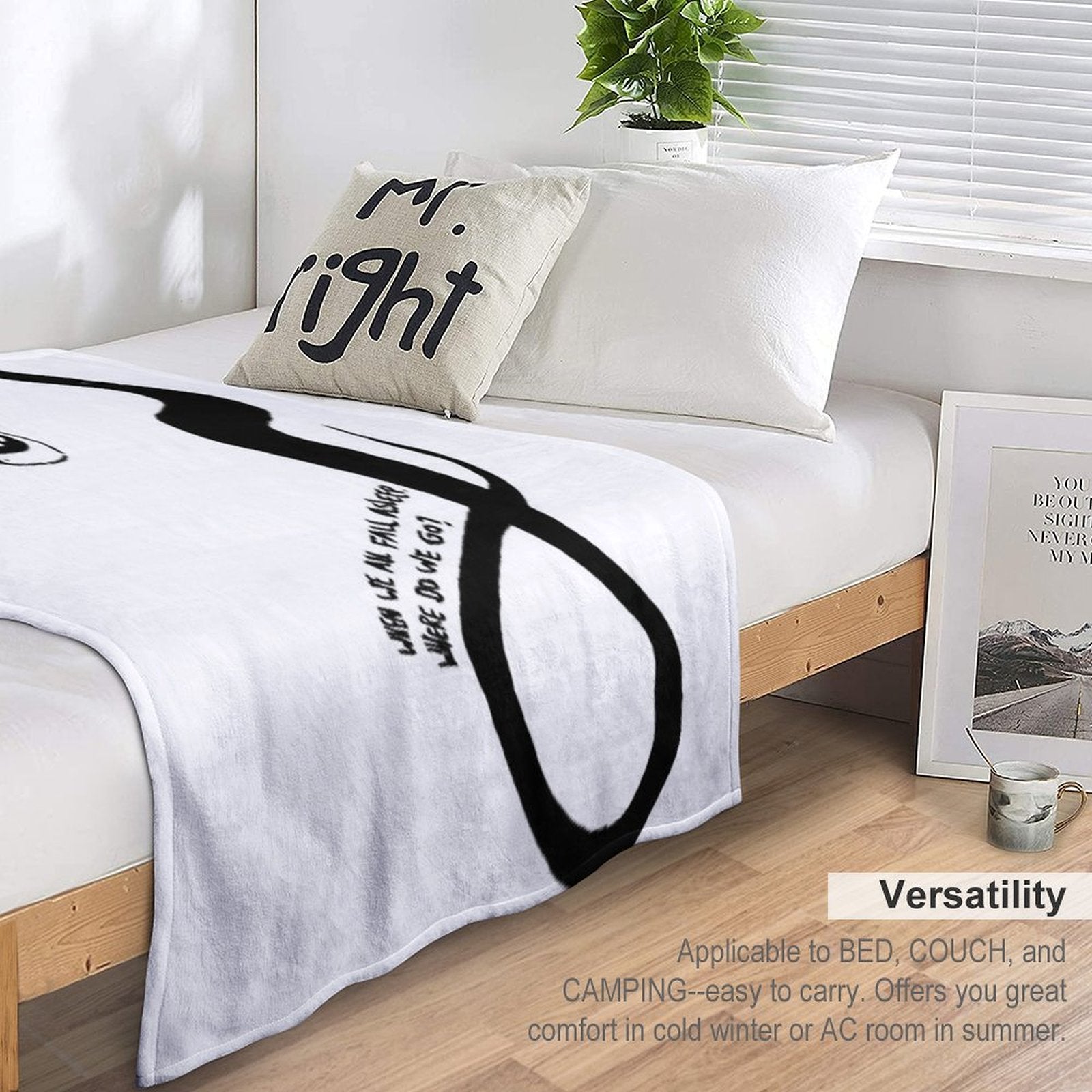 Satuwe Billie Show American Tour 2019 Eco-conscious Throw Blanket