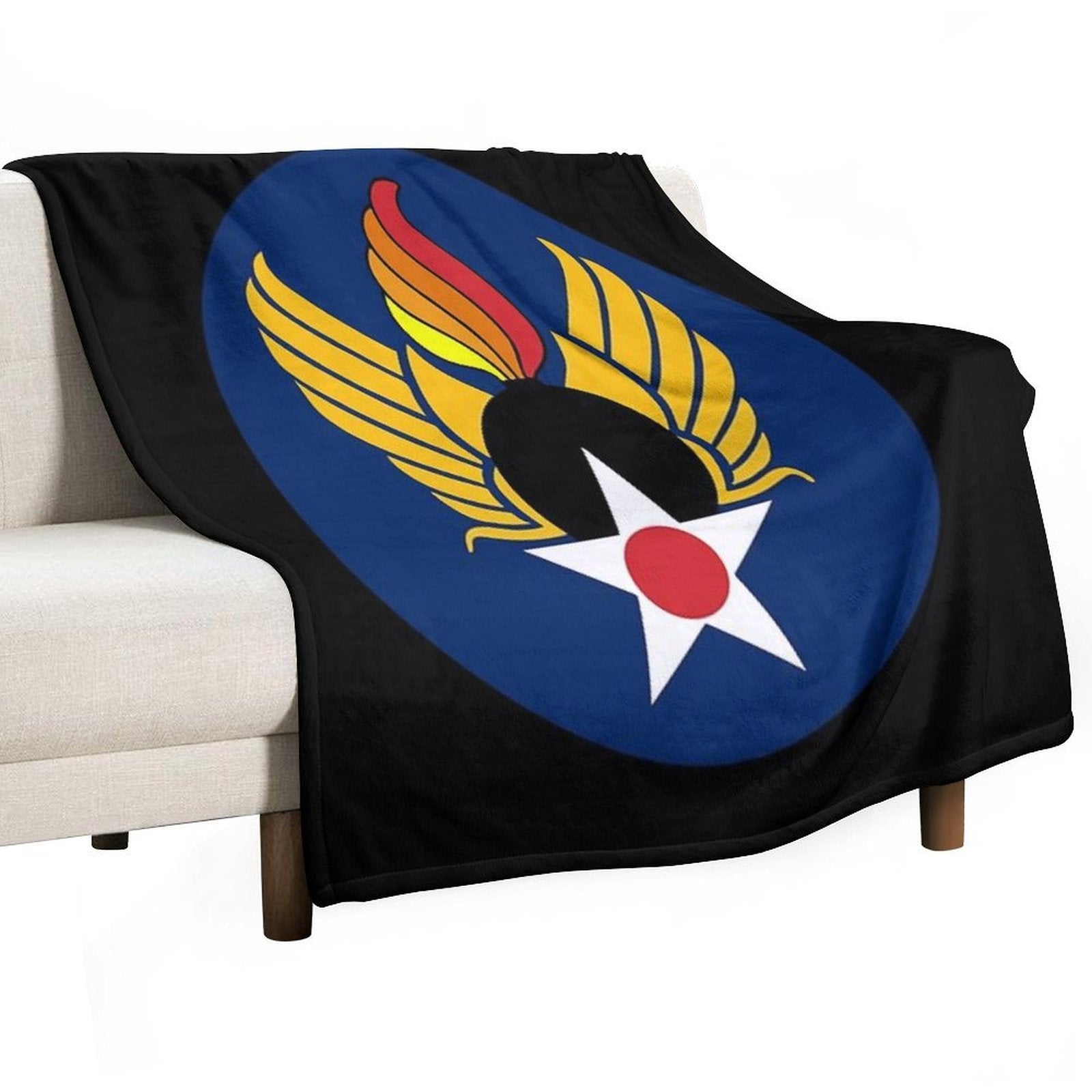 USAF AMMO Pisspot Wrinkle-free Throw Blanket