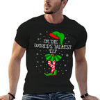 Matching Family Group Im The Worlds Tallest Elf Christmas  Eco-friendly Material T-Shirt