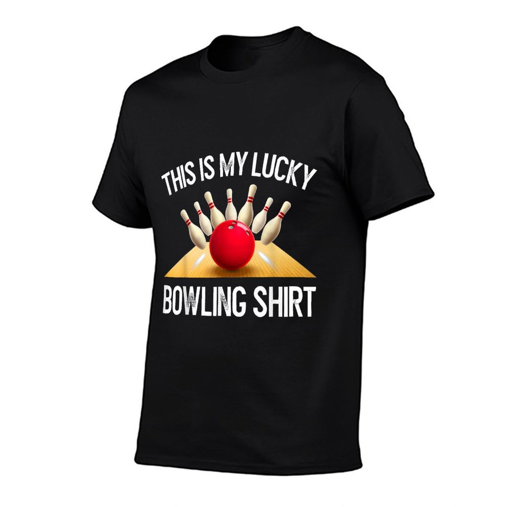 Funny LUCKY BOWLING Team Vintage Retro Gift  Soft T-Shirt