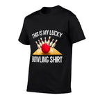 Funny LUCKY BOWLING Team Vintage Retro Gift  Soft T-Shirt