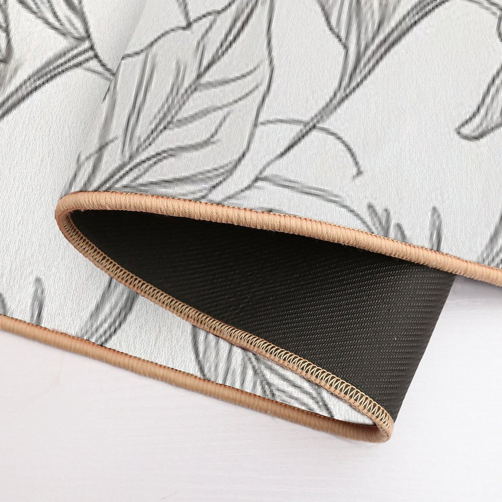 Pink Peony Paradise  Slip-Resistant Bath Mat