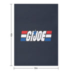 Gi Joe Logo Design Velvety-soft Throw Blanket